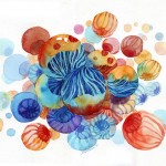 Name :Candy fish/ Technique :Watercolor /size :58x48cm / Price : 235 usd.