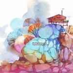 Name : Memory of Chumporn/ Technique :Watercolor /size :48x58cm /Price : 235 usd.