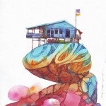 Name: School/ Technique :Watercolor /size :45.5 x 55.5cm /Price : 235 usd.