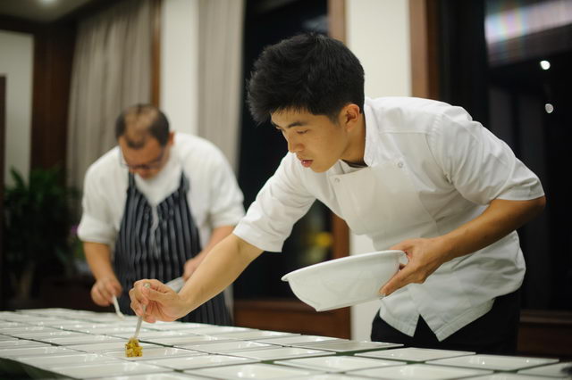 Chef Ton from Le Du restaurant